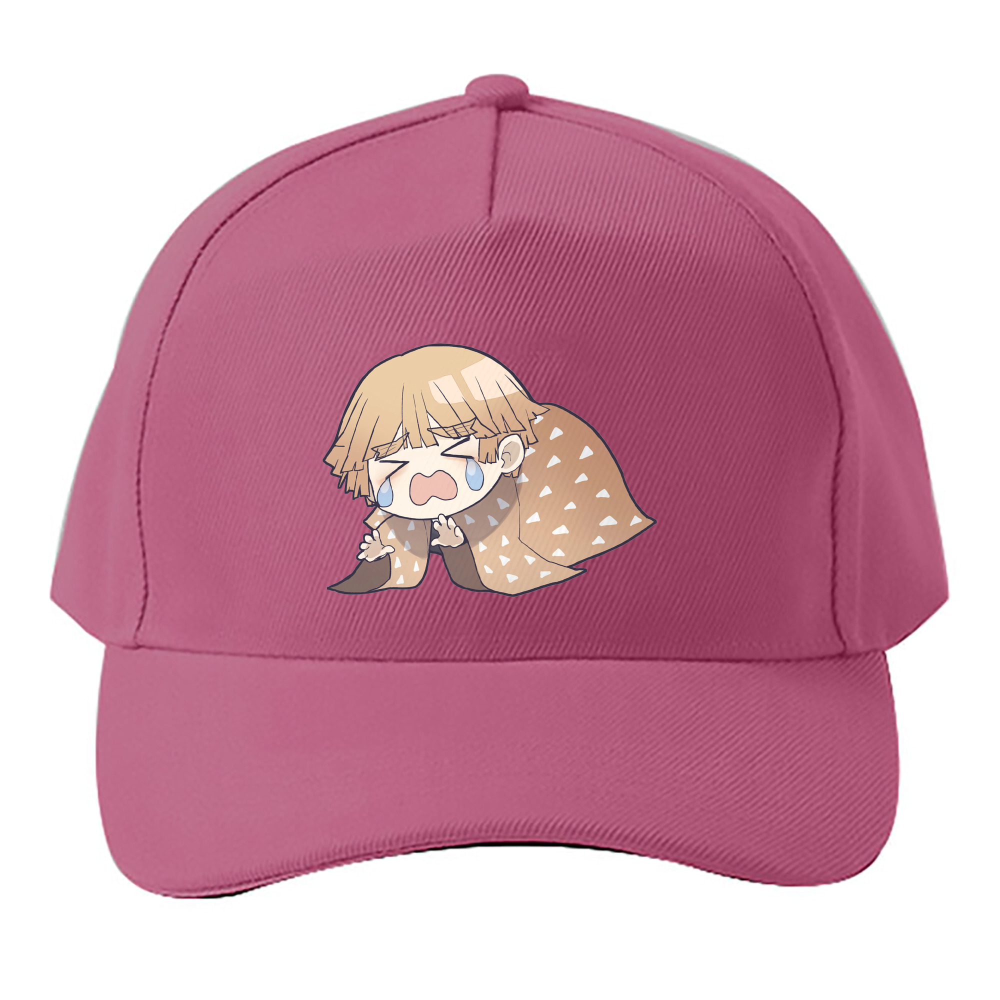 （画像用） 鬼滅の刃（きめつのやいば）我妻 善逸／あがつま ぜんいつ Agatsuma Zenitsu ベースボールキャップ 綿100％ 男女兼用 帽子 スポーツ